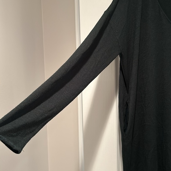 Aritzia dark green long sleeve dress - Picture 3 of 6